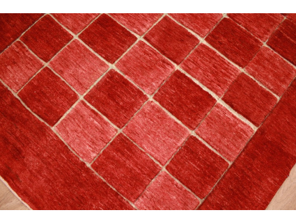 Nomadenteppich modern Perserteppich Loribaft 167x117 cm Rot