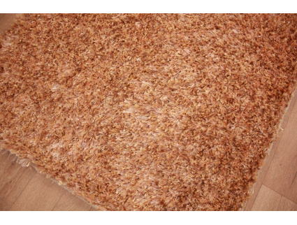 Orientteppich Schaggy handgeknüpft Langflor ca. 150x100 cm Beige