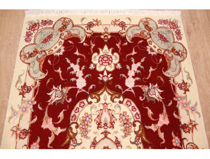 Perserteppich Täbriz Orientteppich mit Seide  97x57 cm