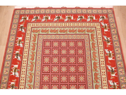 Perserteppich Täbriz  mit Seide Pasyryk 298x200 cm