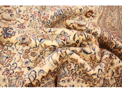 Persian carpet Nain 6la with Silk 207x130 cm