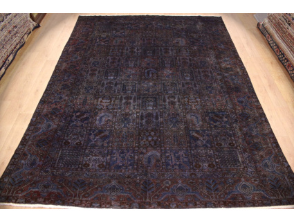 Vintage Teppich moderner Orientteppich 405x300 cm Lila