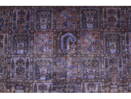 Vintage Teppich moderner Orientteppich 405x300 cm Lila