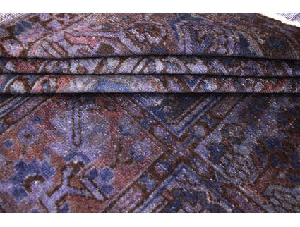 Vintage Teppich moderner Orientteppich 405x300 cm Lila