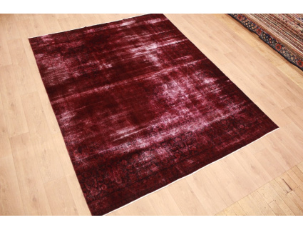 Vintage Teppich moderner Orientteppich 282x222 cm Rot