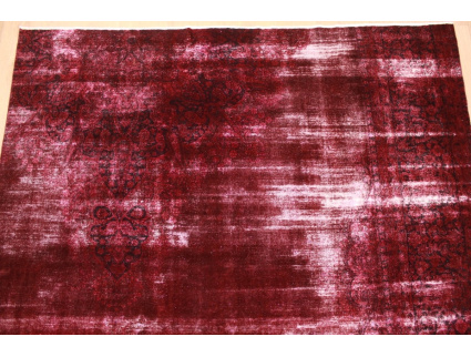 Vintage Teppich moderner Orientteppich 282x222 cm Rot