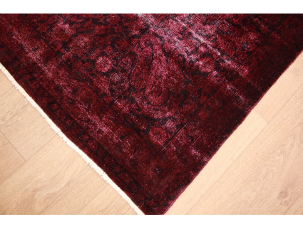 Vintage Teppich moderner Orientteppich 282x222 cm Rot