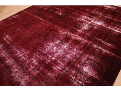 Vintage Teppich moderner Orientteppich 282x222 cm Rot