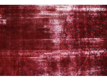 Vintage Teppich moderner Orientteppich 282x222 cm Rot