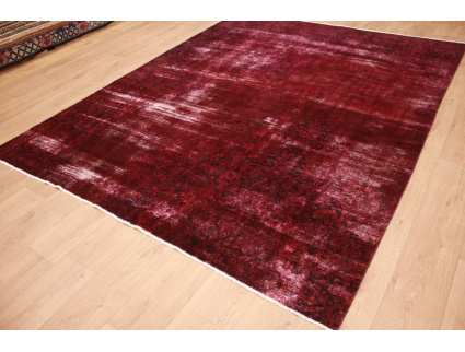 Vintage Teppich moderner Orientteppich 282x222 cm Rot