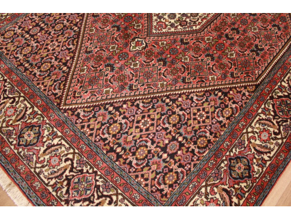 Perserteppich Bidjar Orient Teppich 201x140 cm Rot