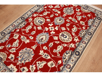 Perserteppich Nain 141x91 cm Rot