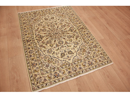 Perser Teppich "Kaschan" Orientteppich 149x104 cm Beige