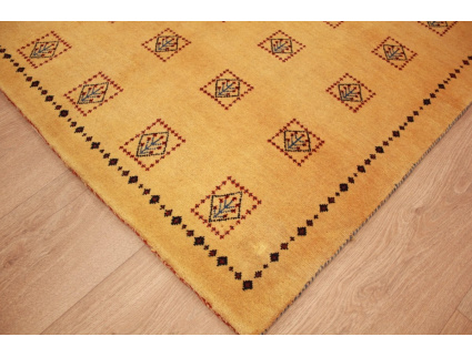 Perser Teppich Gabbeh Loribaft 173x121 cm Gelb