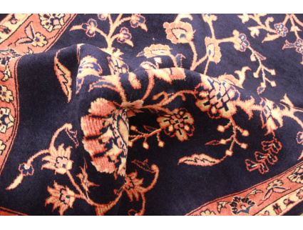 Läufer Perserteppich Sarough 194x87 cm Dunkelblau