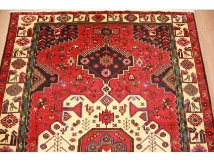 Perserteppich Bidjar Songhor Orient Teppich Rot  224x140 cm