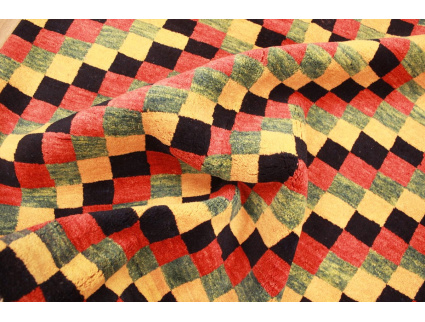 Nomadic persian wool carpet Gabbeh 240x152 cm