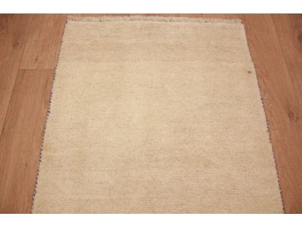 Nomadenteppich Perserteppich Gabbeh 115x71 cm Beige