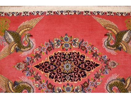 Perserteppich Ghom Orient Teppich 97x67 cm