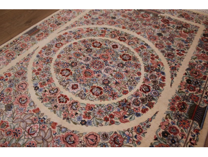 Exklusiver Seidenteppich Ghom 117x74 cm 